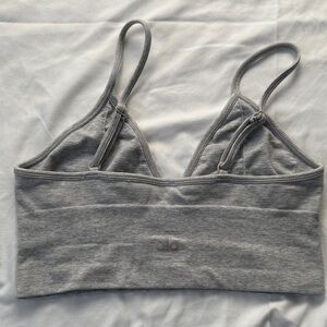 ALO Yoga Light Grey Seamless Bralette